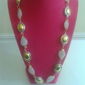 Necklace and Pierced Earrings